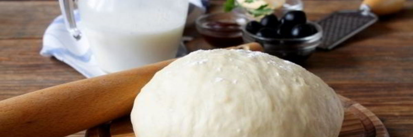 Тесто для пиццы на кефире без дрожжей