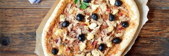 тесто для пиццы на кефире без дрожжей