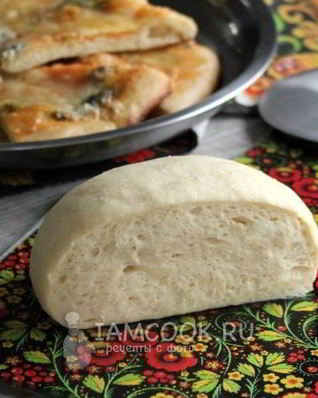 Тесто для пиццы с медом