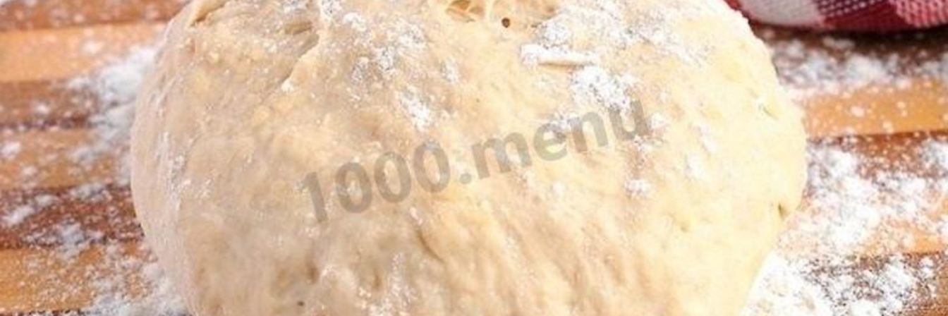 Тесто для пиццы в хлебопечке
