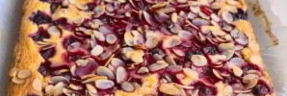 творожное тесто для пирога с вишней