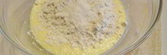 творожное тесто для пирога с яблоками