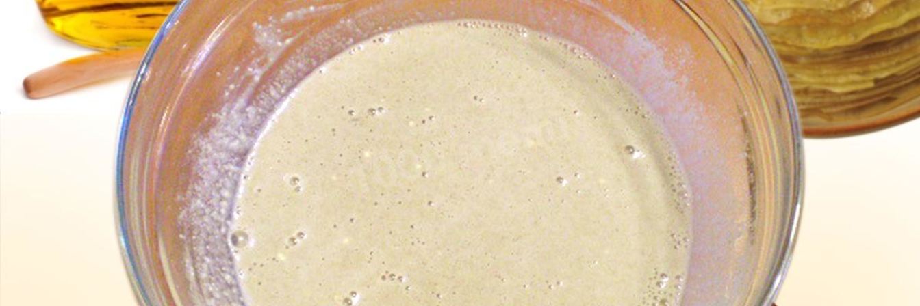 Заварное тесто для блинов на молоке