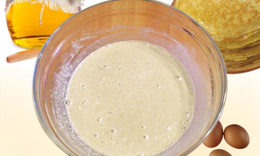 Рецепт заварного теста для блинов на молоке