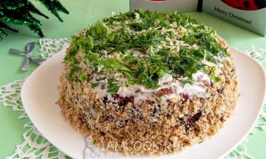 Рецепт баклажанного закусочного торта