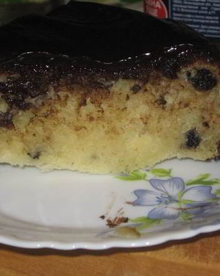 Бисквит на кефире в мультиварке