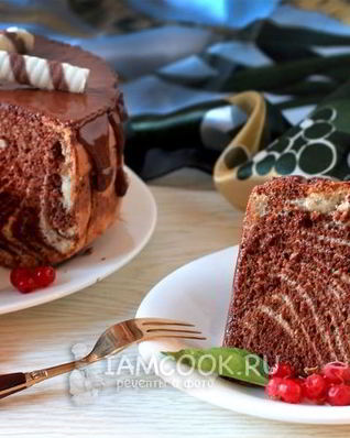 Бисквит Зебра