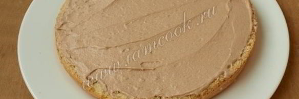 бисквитный многослойный торт