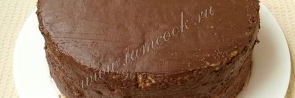 бисквитный многослойный торт