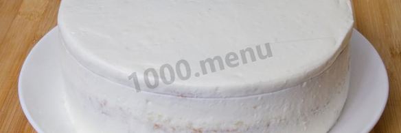 бисквитный торт рафаэлло с миндалем и кокосовой стружкой