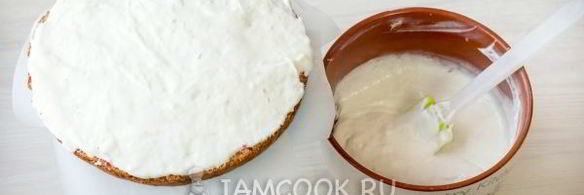 бисквитный торт со сметанным кремом