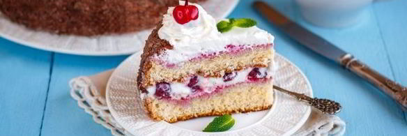 бисквитный торт со сметанным кремом