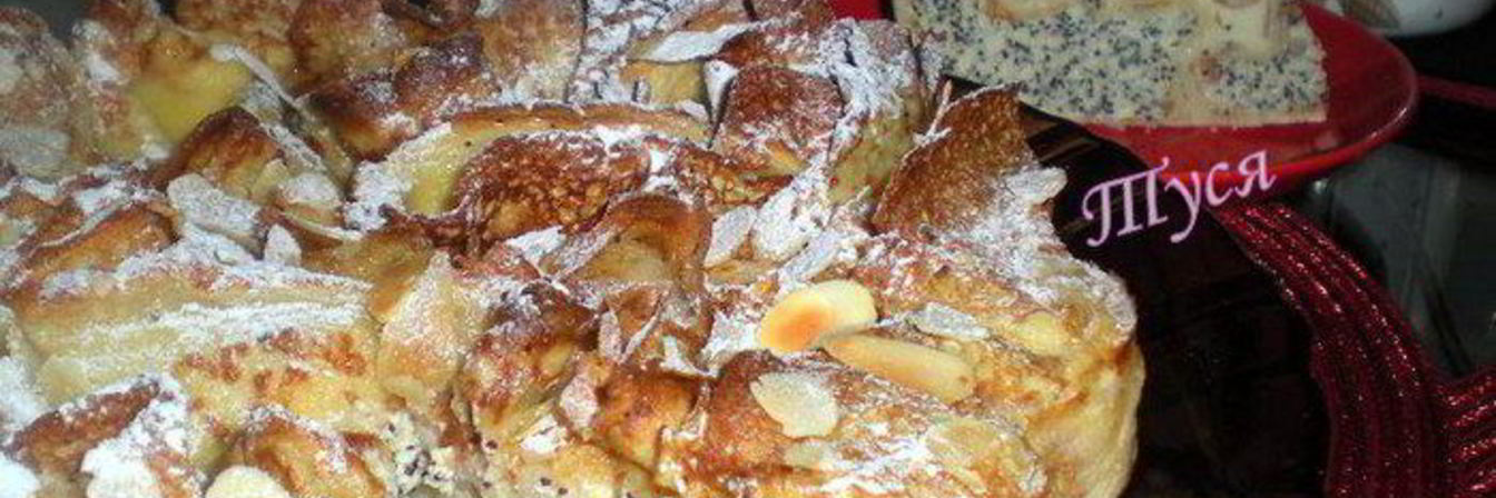 Блинный торт с первым днем весны