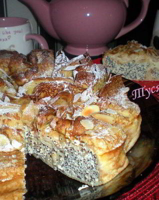 Блинный торт с первым днем весны