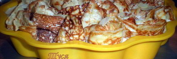 блинный торт с первым днем весны