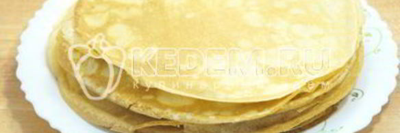 блинный торт со сгущенкой