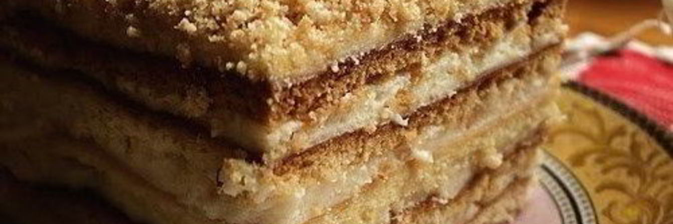 Домашний медовый торт со сметанным кремом