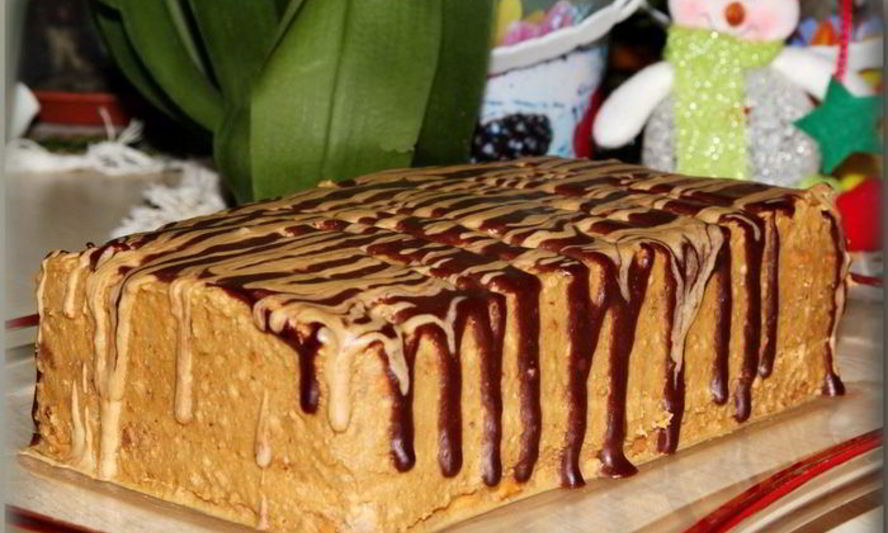 Рецепт кофейного тортика без выпечки