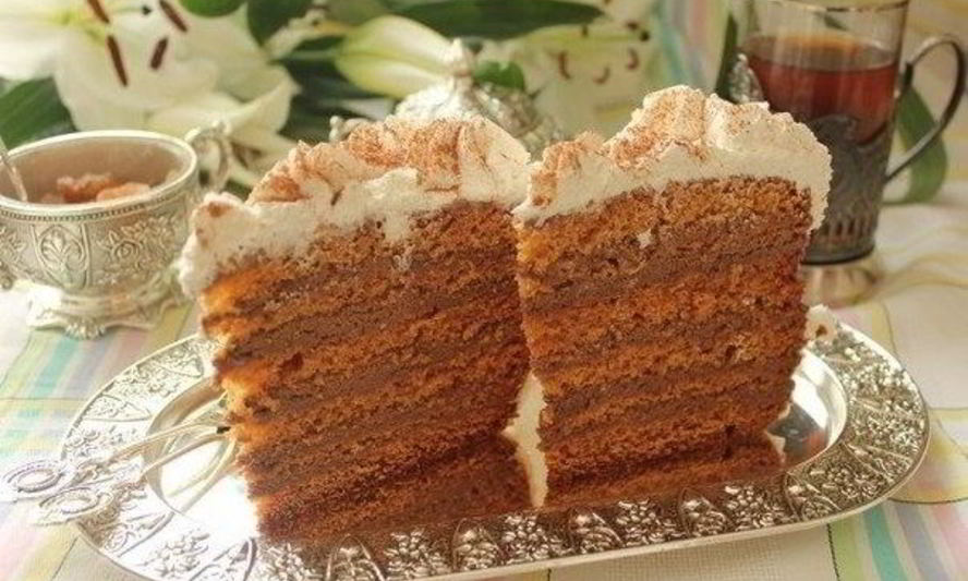 Рецепт медовика в мультиварке