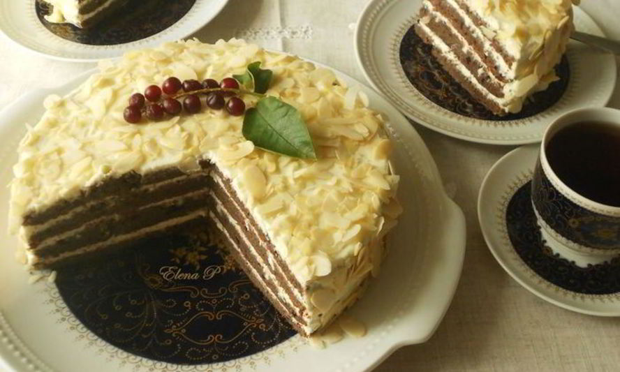 Рецепт миндально-черемухового торт