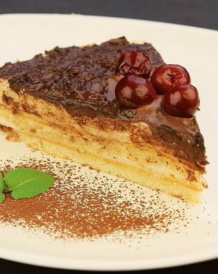 Многослойный торт Птичье молоко