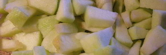 шоколадно-медовый торт с яблоками