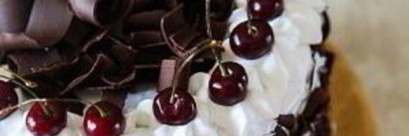 шоколадно-вишневый торт