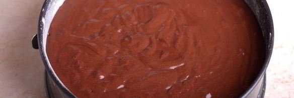 шоколадно-ягодный торт