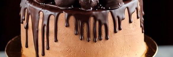 шоколадно-ягодный торт