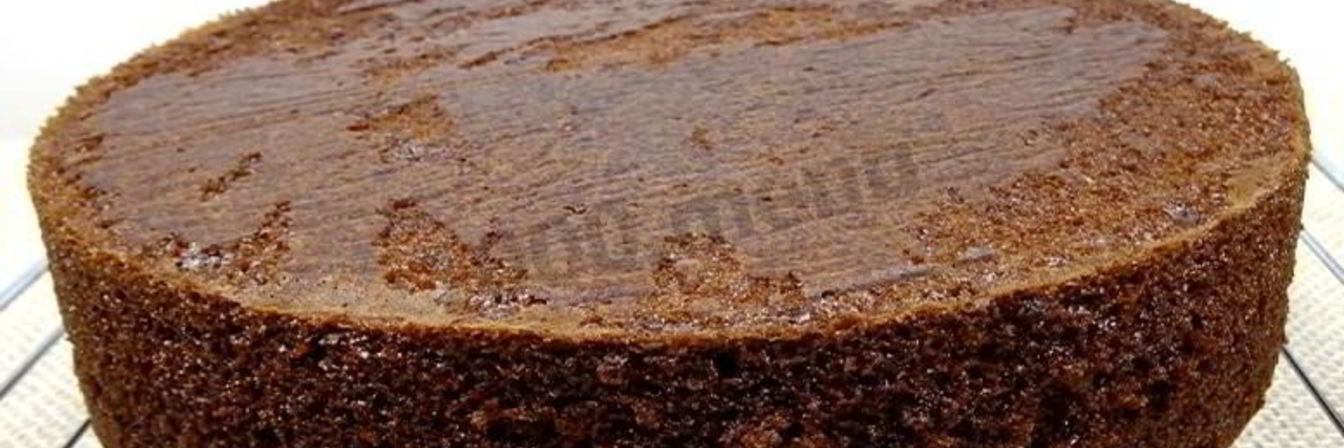 Шоколадный бисквит на кипятке