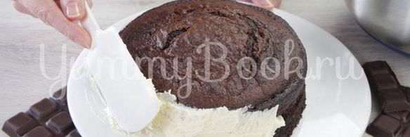 шоколадный праздничный новогодний торт