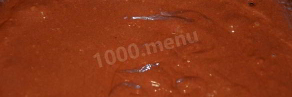 шоколадный торт с вишней