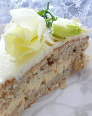 Сметанно-ореховый торт