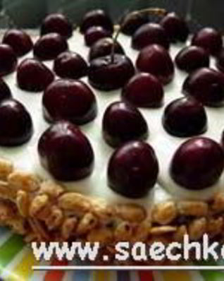 Торт Черешня на снегу