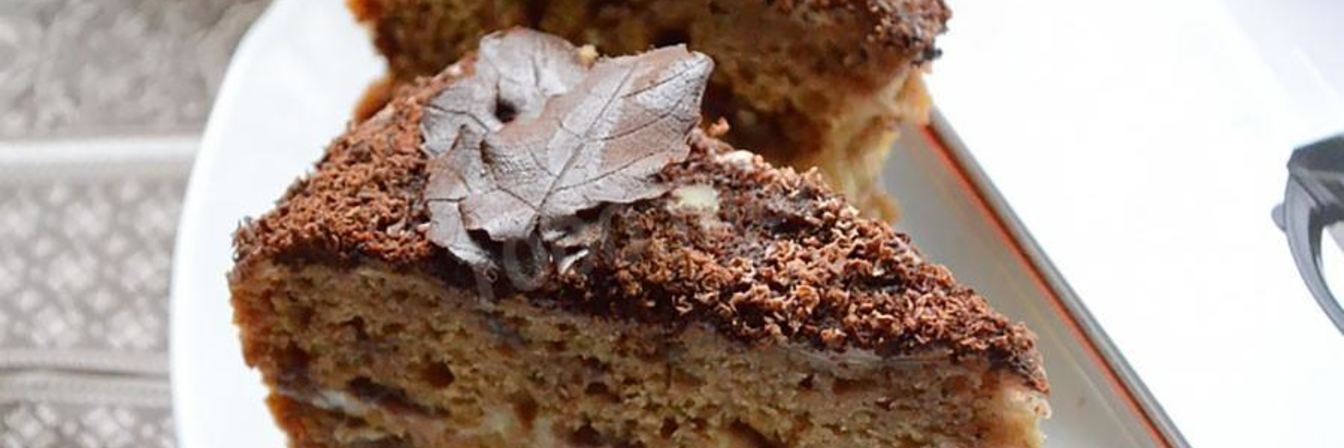 Торт черный принц с вареньем