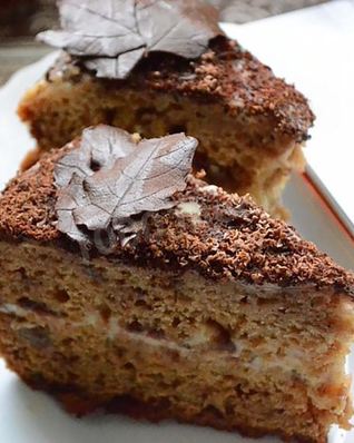 Торт черный принц с вареньем