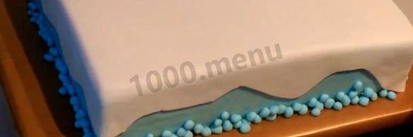 торт холодное сердце