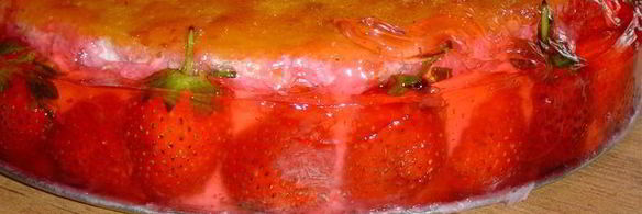 торт клубничка