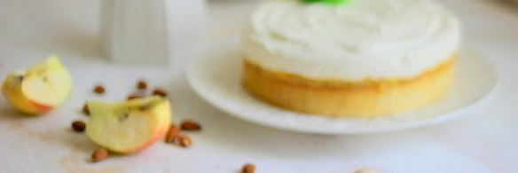 торт медовое яблочко в орехах