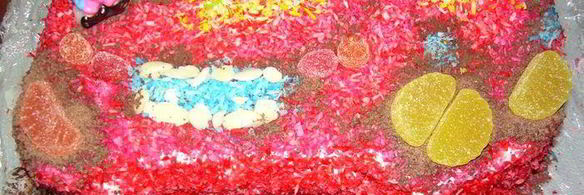 торт молния макквин