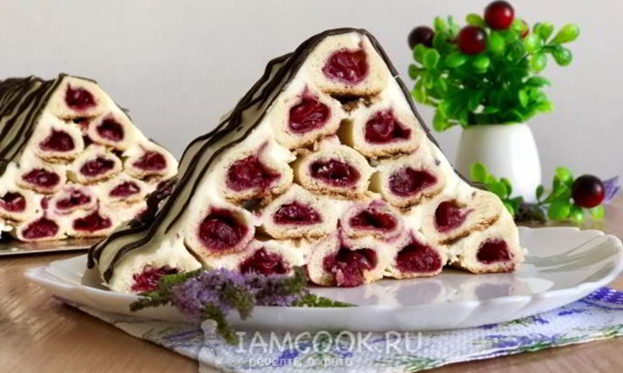 Рецепт торта монастырская изба с вишней