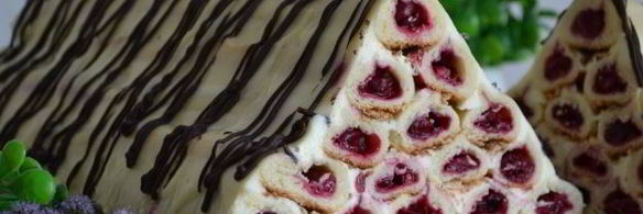 торт монастырская изба с вишней