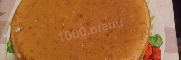 торт с фруктами без выпечки на коржах