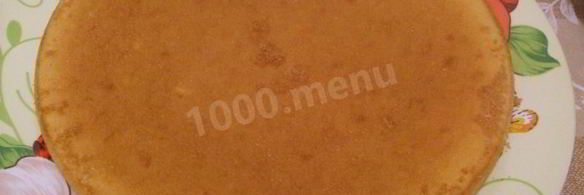 торт с фруктами без выпечки на коржах