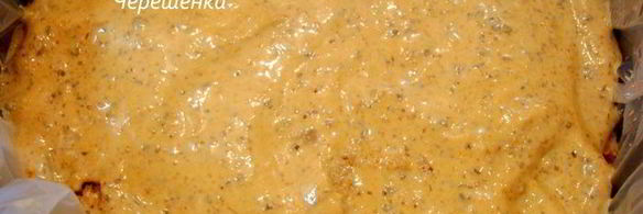 торт с творожно-сливовым суфле