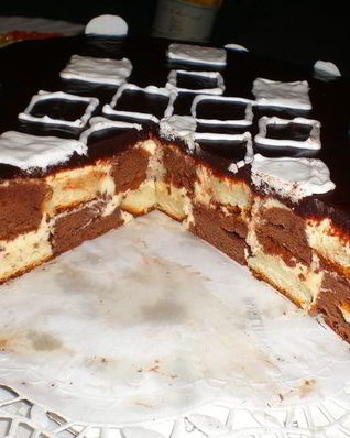 Торт Шахматный