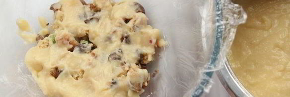 торт шарлотт с каштанами из панеттоне