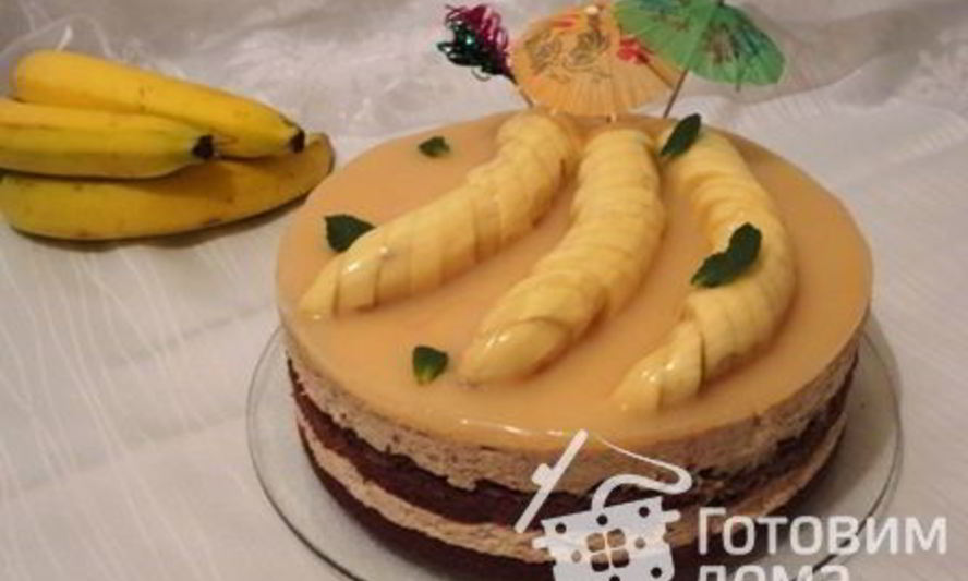 Рецепт торта три банана