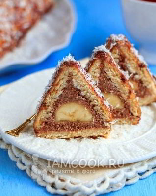 Торт Творожный домик из печенья и творога