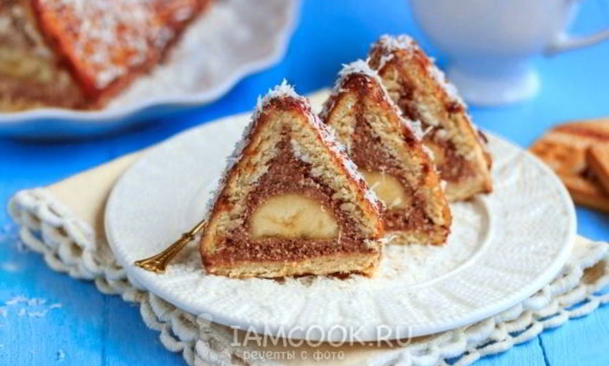 Рецепт торта творожного домик из печенья и творога